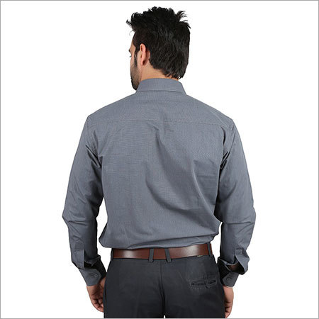 Prussian Blue Formal Shirt Front