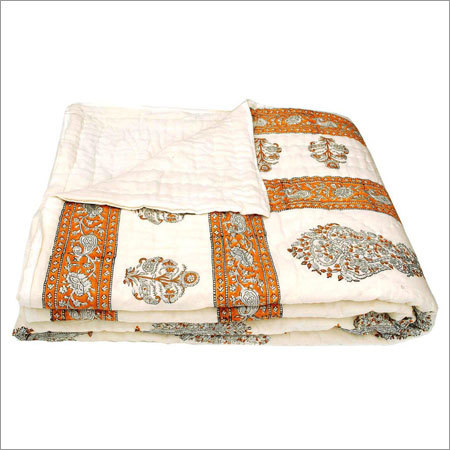 Hand Block Double Bed Quilt