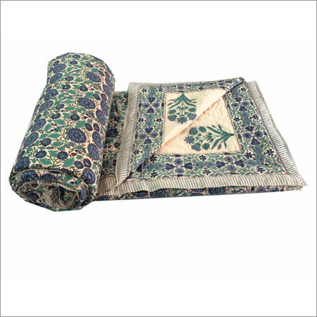 Flowers Patterns Bed Quilt