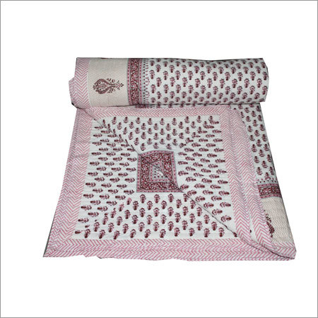 Printed Design Single Bed Quilt
