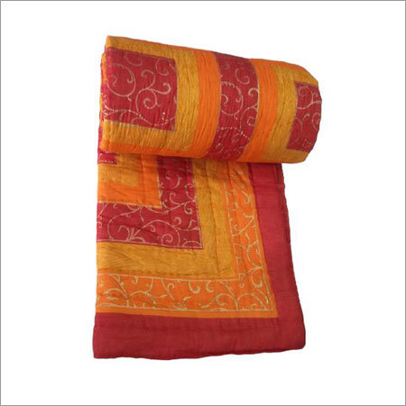 Yellow Colour Single Bed Quilt