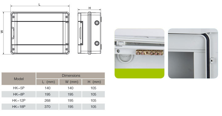 Hk Water Proof Distribution Box