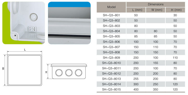 Q3 Water-proof Junction Box