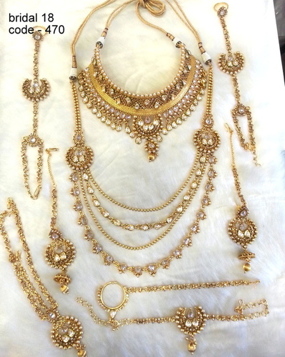 Copper Alloy Bridal Jewellery Set