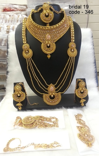 Copper Alloy Bridal Jewellery Set