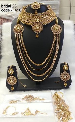 Copper Alloy Bridal Jewellery Set