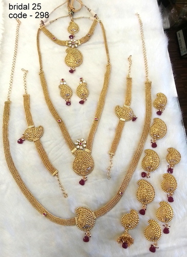 Copper Alloy Bridal Jewellery Set