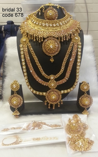 Copper Alloy Bridal Jewellery Set