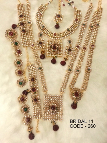 Copper Alloy Bridal Jewellery Set