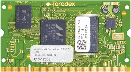 Colibri PXA310 624MHz कंप्यूटर ऑन मॉड्यूल