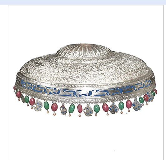 Silver Chhattar - Material: Metal