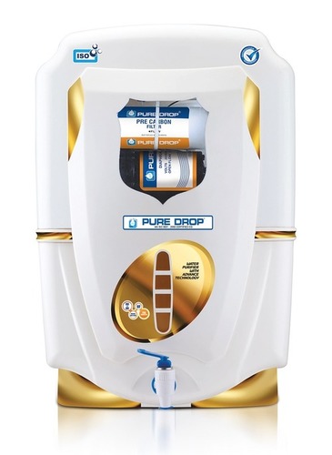 Puredrop RO Water Purifier - Plastic, 300x260x540 mm | Wall Mounted, 12L Storage Capacity, 220V, Reverse Osmosis System, 1-Year Warranty, 12 kg Weight