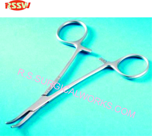 मच्छर धमनी संदंश घुमावदार