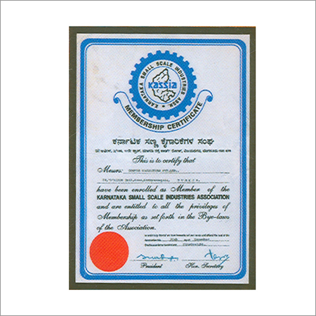 KASSIA प्रमाणपत्र