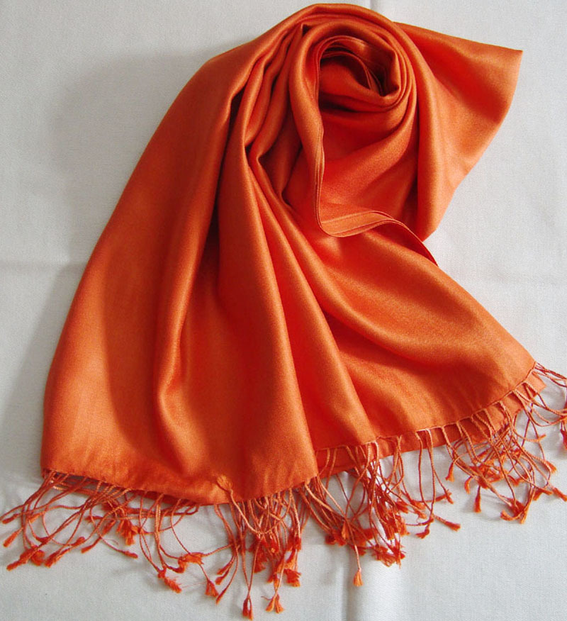 As Per Choice Plain Silk Wool Shawls