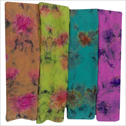 All Printed Georgette Saree