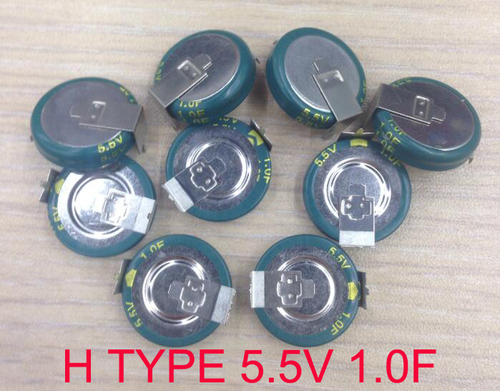 Button super capacitor