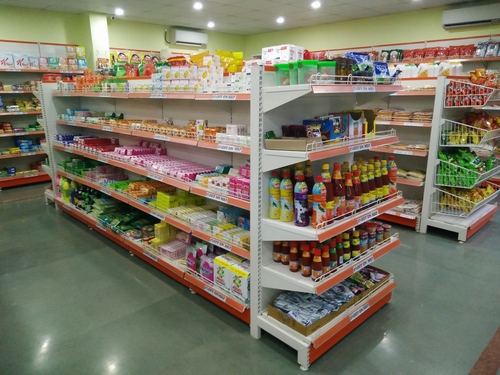 High Steel Gondola Shelving