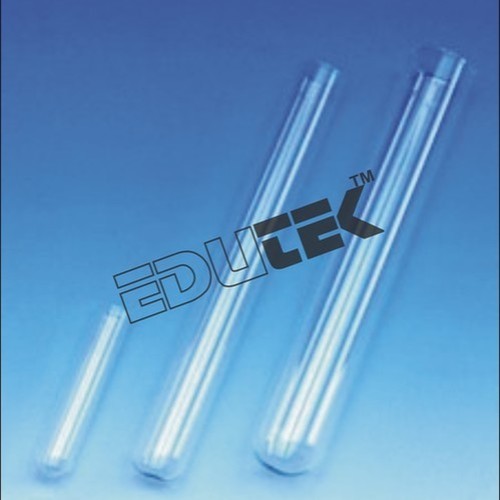 Test Tube - Glass Material, 20ml Size, Clear Finish | Ideal for Laboratory Experiments, Chemical Reactions, Educational Use