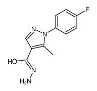 1-(4-फ्लुओरophenyl)-5-मिथाइल-1h-पायराज़ोल-4-कार्बोहाइड्राज़ाइड