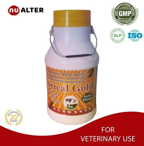 Veterinary Calcium Gel - Liquid Formula for Enhanced Milk Production | Animal Health Supplements for Cattle, Horses, Sheep, Vital Nutritional Support