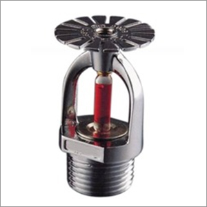 Fire Sprinkler - Stainless Steel, 15 mm Thread Size, Silver Finish | Abrasion Resistant, Long Service Life, Heat Sensitive Quartzoid Bulb