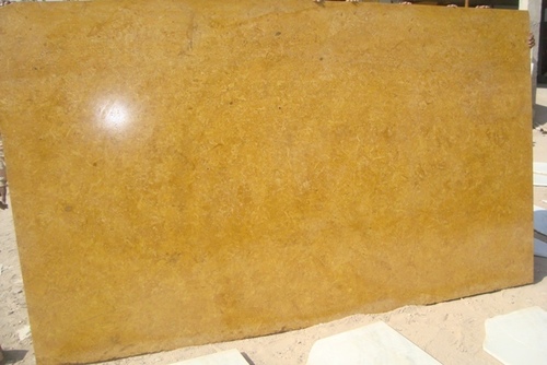 पीला गोल्डन फ्लावर मार्बल