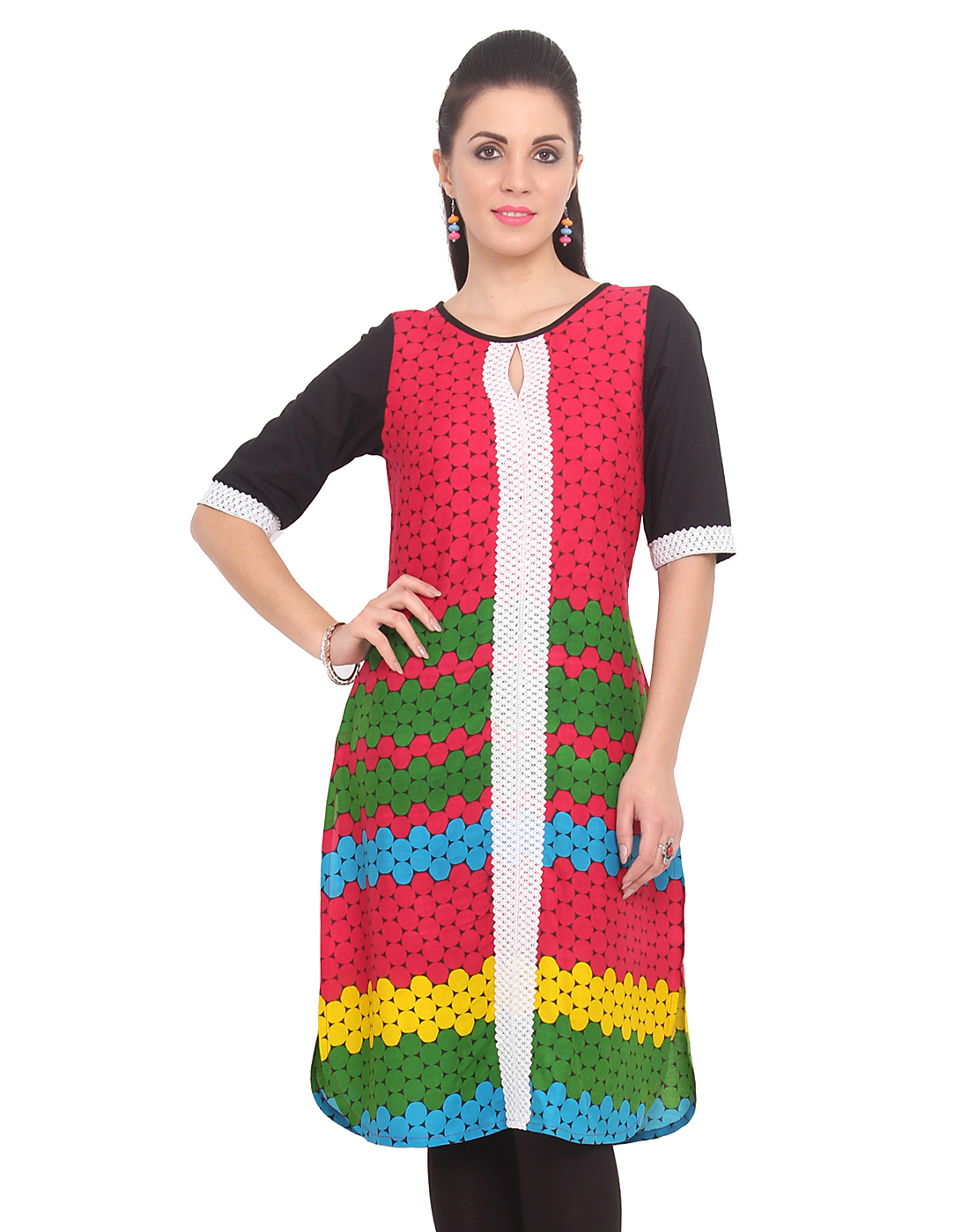 Mirror Work Kurti