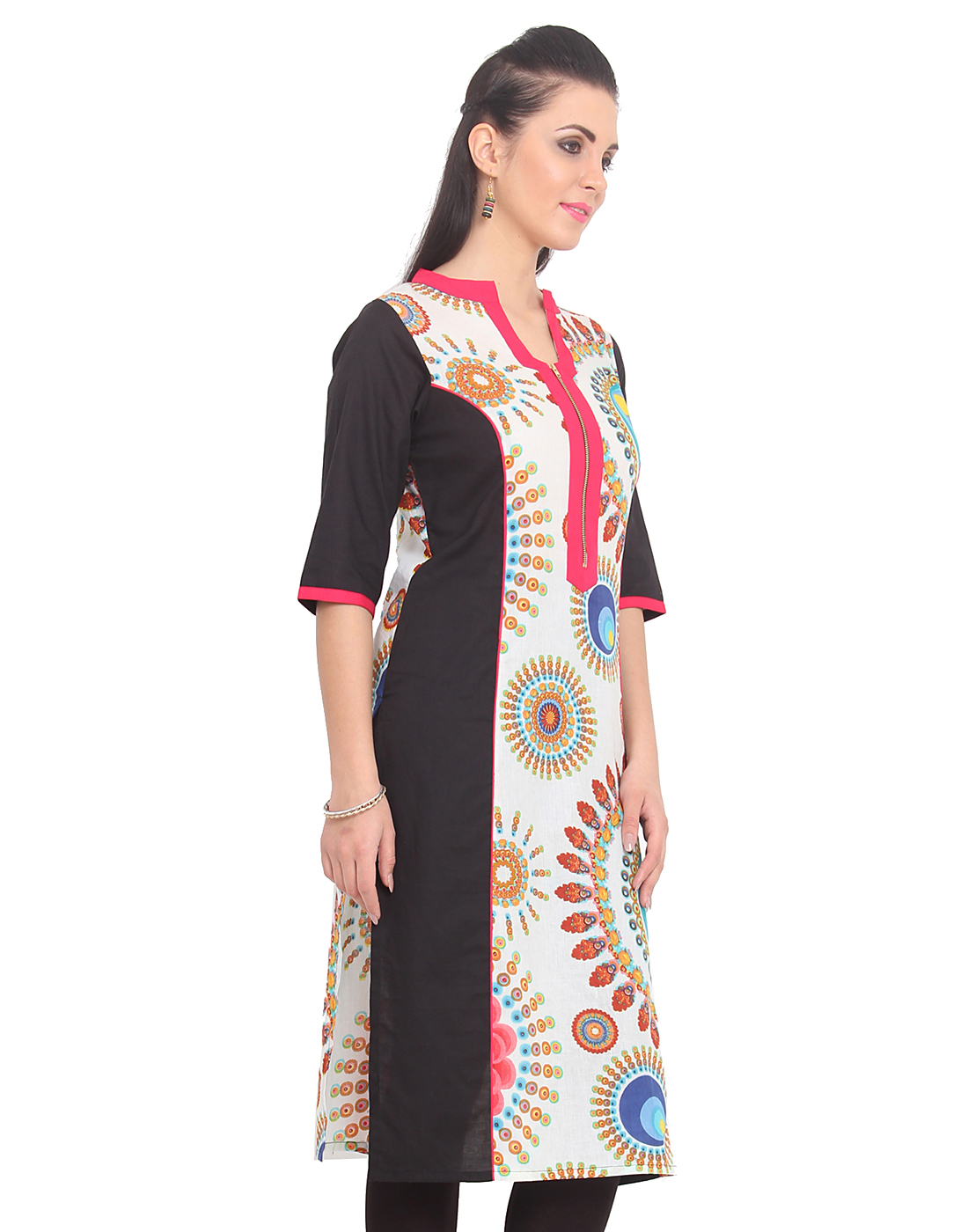 Chanderi Cotton Kurti