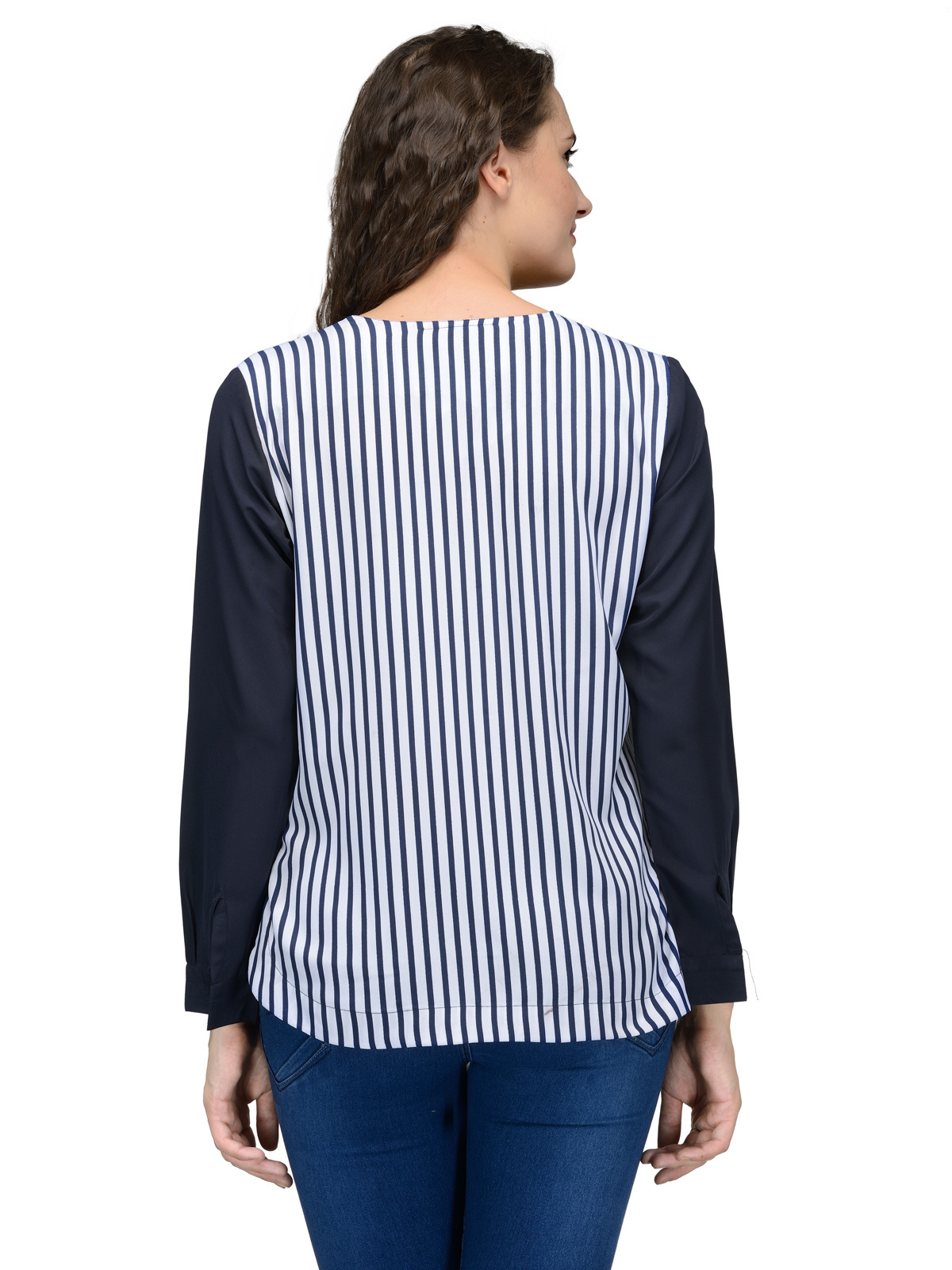 Tops - Cotton Blend, S-xl, Navy Blue | Button Down, Soft Fabric, Stylish Design, Comfortable Fit, Durable Material