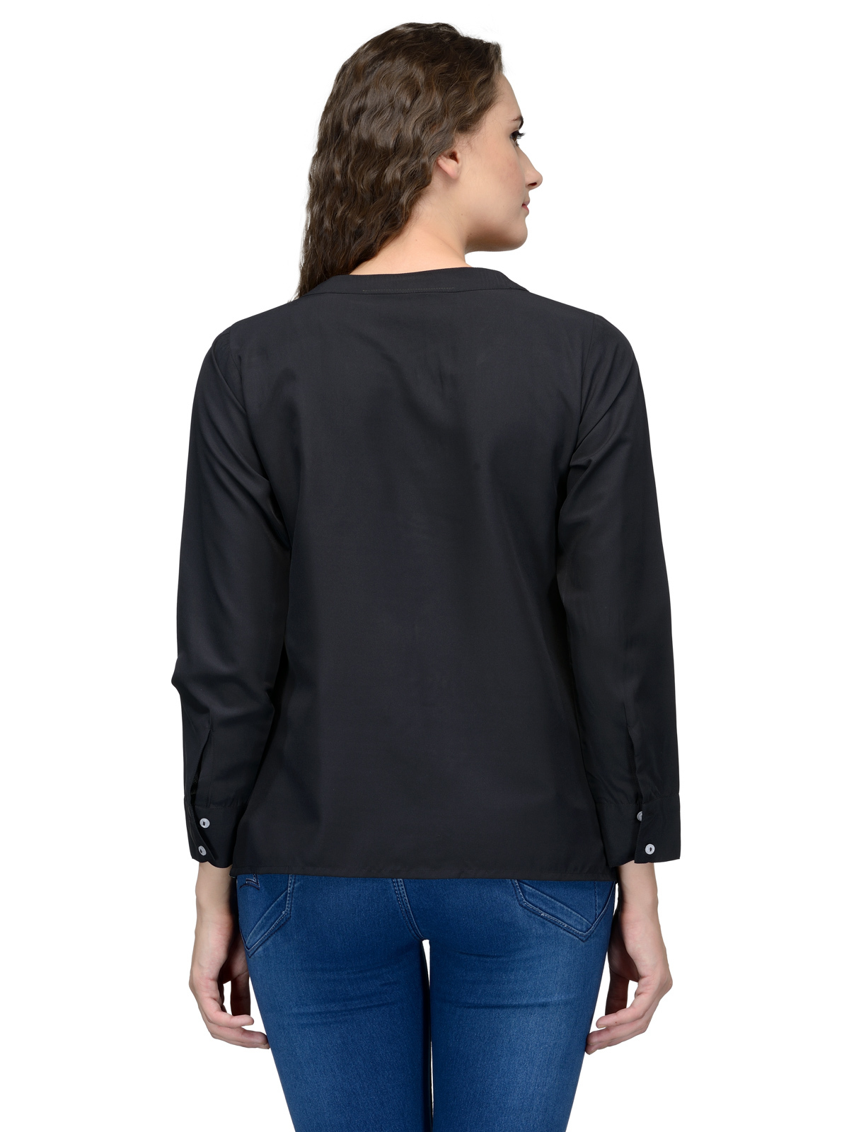 Tops - Cotton, S To Xl, Black | Soft Fabric, Floral Print, Stylish Design, Comfortable Fit, Three-quarter Sleeve