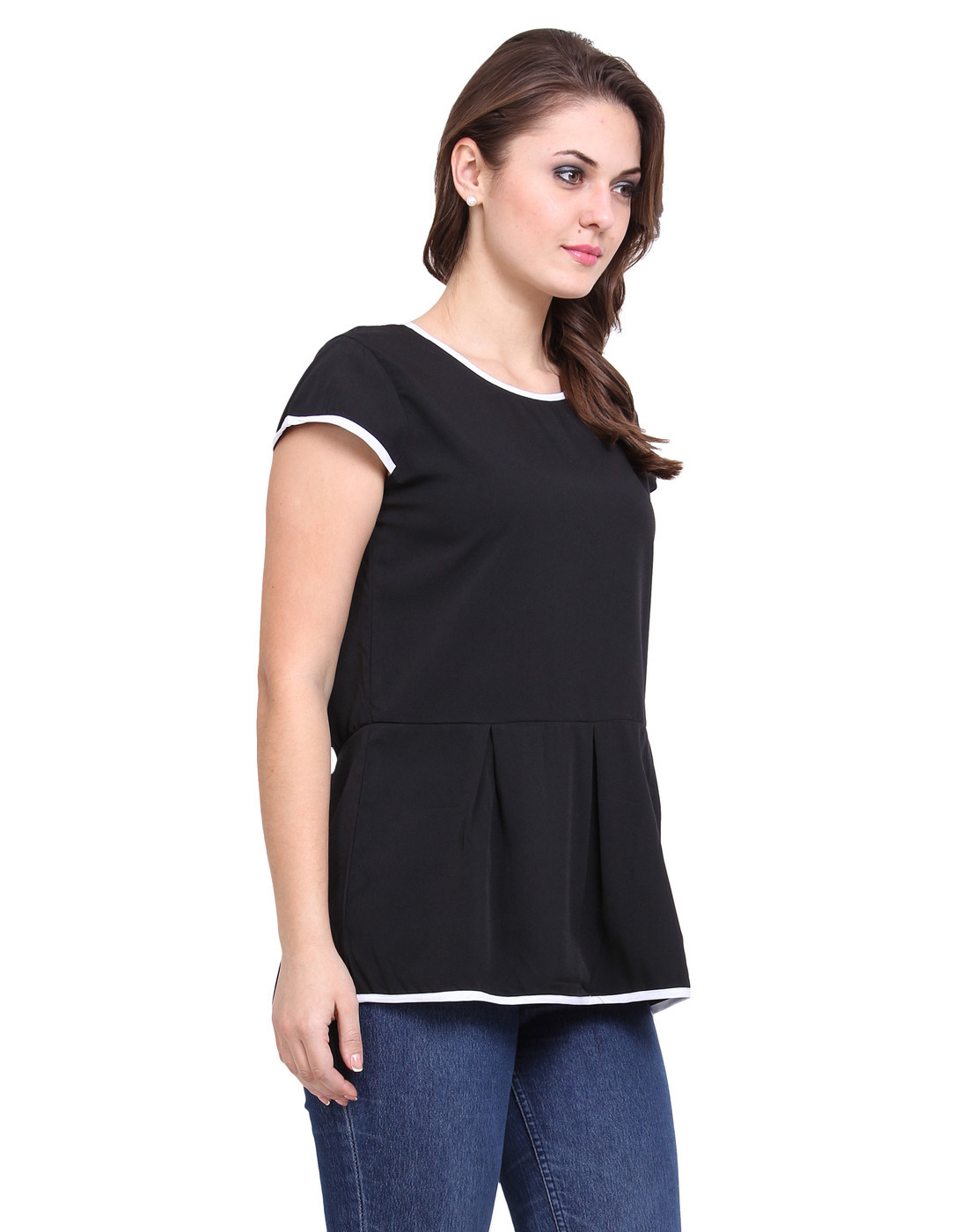 Loose Panelled Flare Top