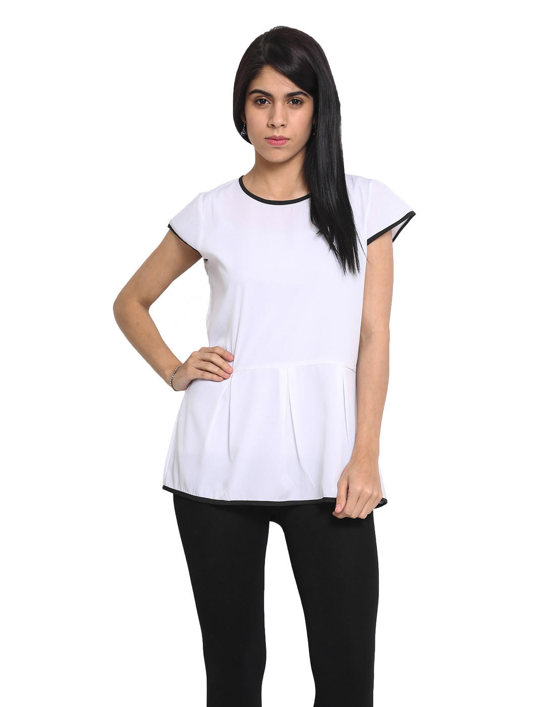 Loose Panelled Flare Top