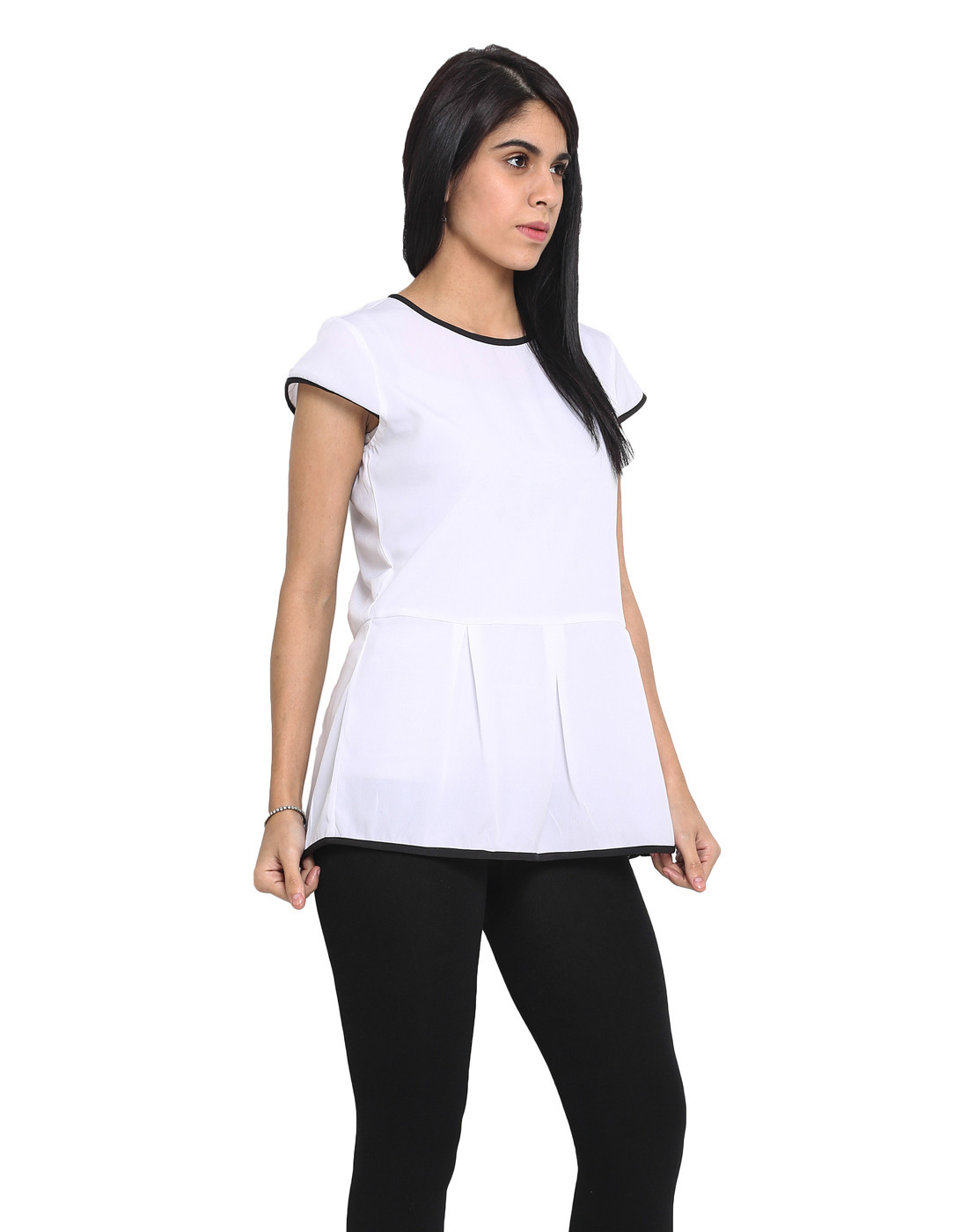 Loose Panelled Flare Top
