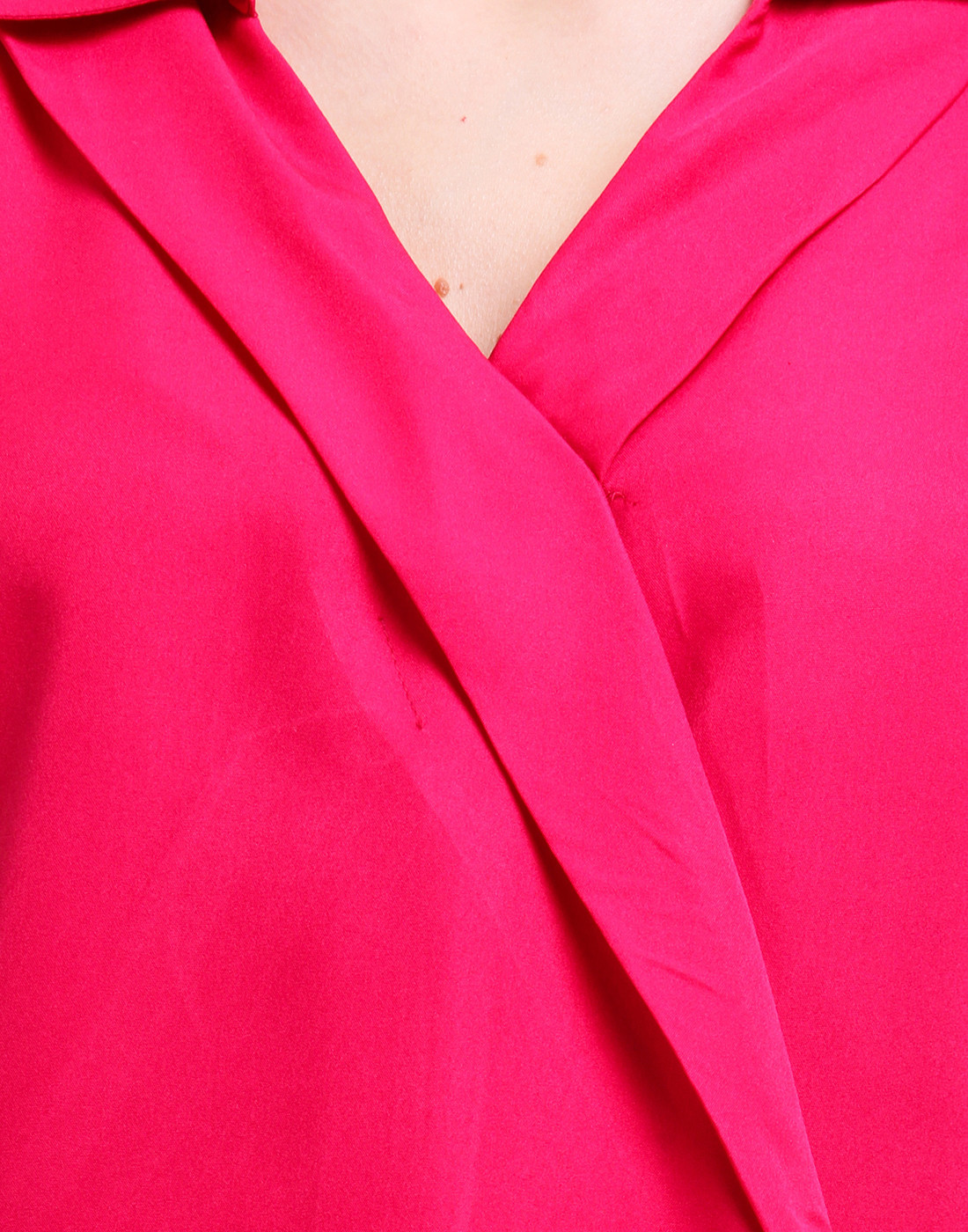 Sleeveless Drape Wrap Top