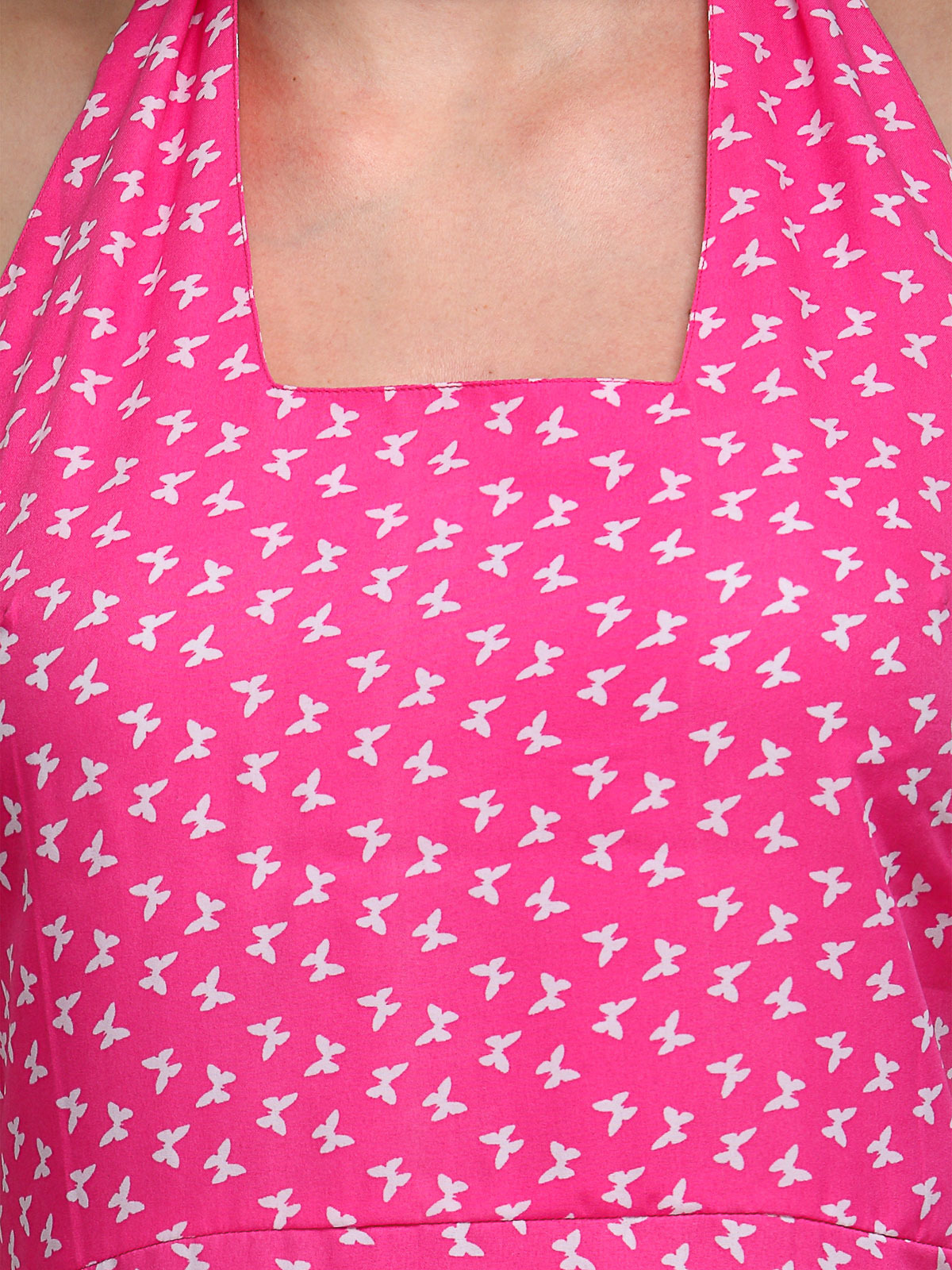 Halter Scooped Neck Top