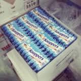 Knoppers 24 1er 25g - 24 Units of 25g Each, Sweet Chocolate and Creamy Hazelnut in Crispy Wafers, Convenient On-the-Go Snack