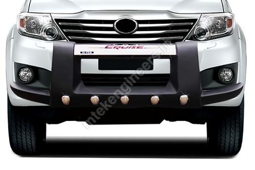 Fortuner Front Guard - Mild Steel, 1200 x 600 x 400 mm | Durable, Rust-Resistant, Bolt-On Installation, Superior Finish, 1 Year Warranty