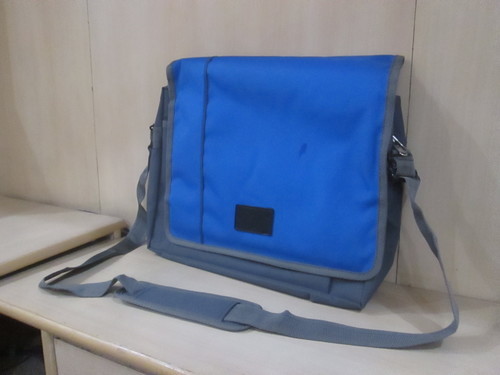 Conference Bag - Polyester, 15x12x5 Inches, Blue | Zipper Closure, Multiple Compartments, Durable, Portable, Stylish, Spacious