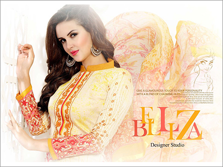 प्रिंटेड लेडीज़ सूट