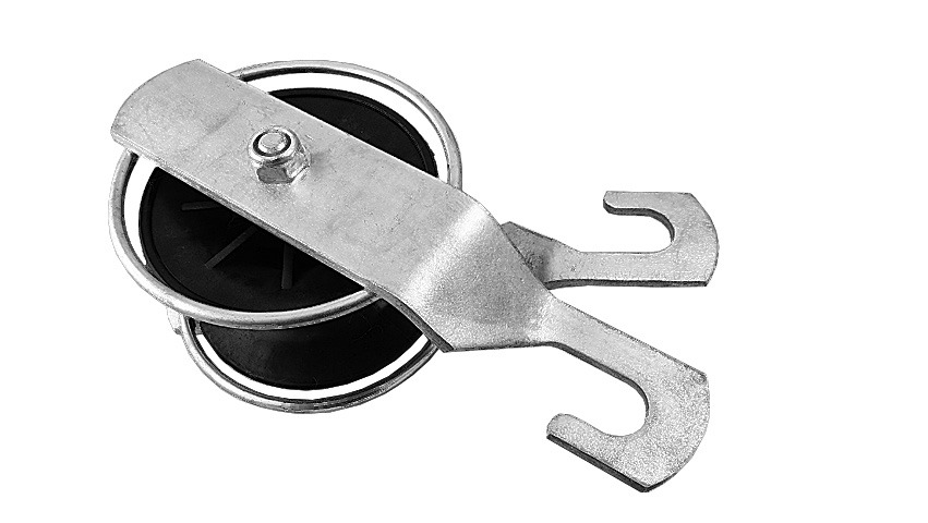 Cable Pulley - Galvanized Steel, Type Mt-26-50-30, 2.5kg, Mbl 20kn | Sturdy, Easy To Install, Durable, High Impact Resistant, Various Sizes