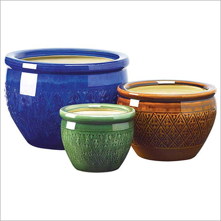 सेरामिक फूल के बर्तन