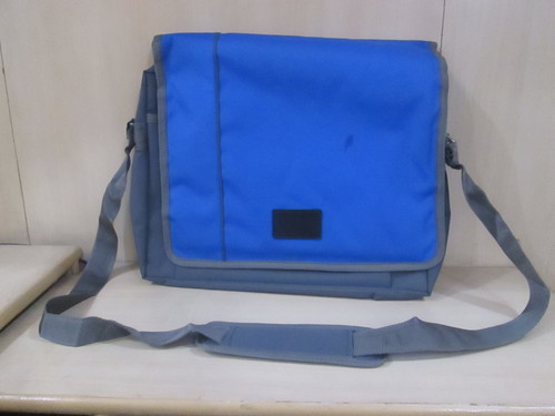 Conference Bag - Polyester, 15x12x5 Inches, Blue | Zipper Closure, Multiple Compartments, Durable, Portable, Stylish, Spacious