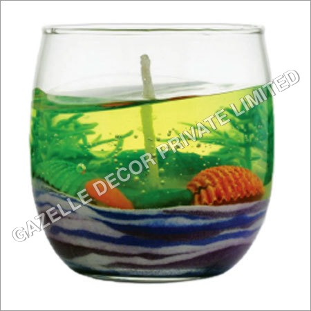Aquatic Life Gel Candle