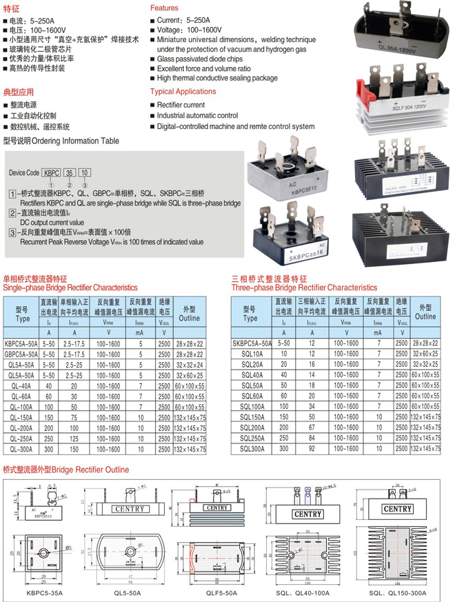 Bridge Rectifiers