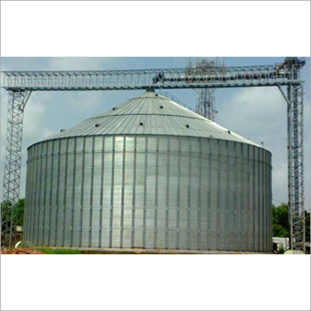 Stainless Steel Galvanized Flat Bottom Silos