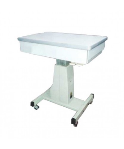 Motorized Table - Stainless Steel, 2-10 Weight Range | Manual Drive, Laser Technology for Hospital Use, Includes Drawer