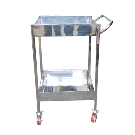 स्टेनलेस स्टील मल्टीपर्पज ट्रॉली