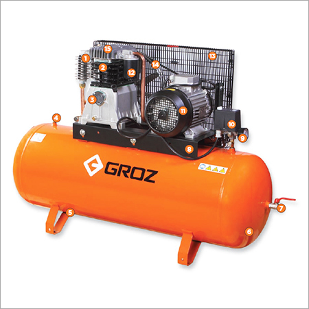 Reciprocating Air Compressors - Premium Grade Steel, Robust Design, Vibration-Free Operation | Durable Quality, Low Maintenance, Oil Removal Efficiency