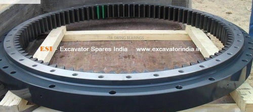 Tata Hitachi Ex 200 Excavator Swing Bearing / Ring Gears (Itr) - Color: Black & Silver